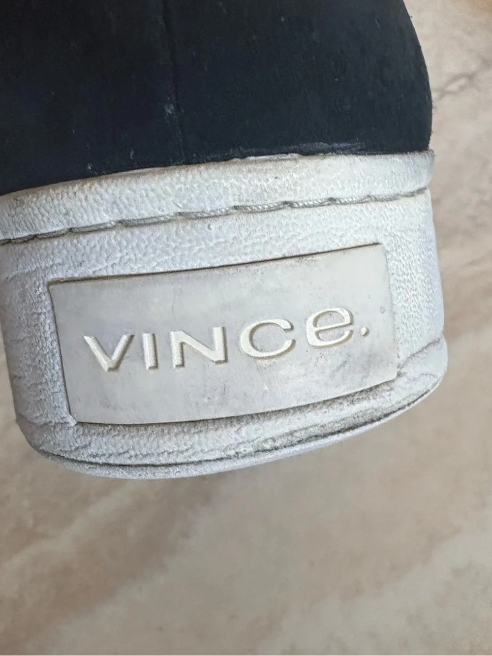 Vince Suede Warren Platform Sneakers – Black | Size 8.5